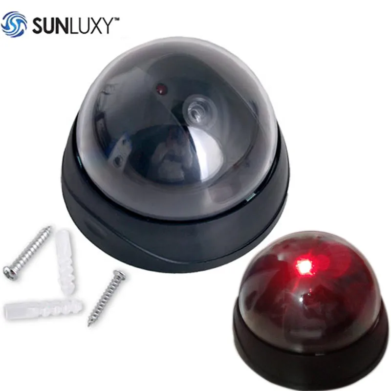 SUNLUXY 10pcs pack 3 54 Dummy Security Camera Fake Dome CCTV Camera Indoor font b Outdoor