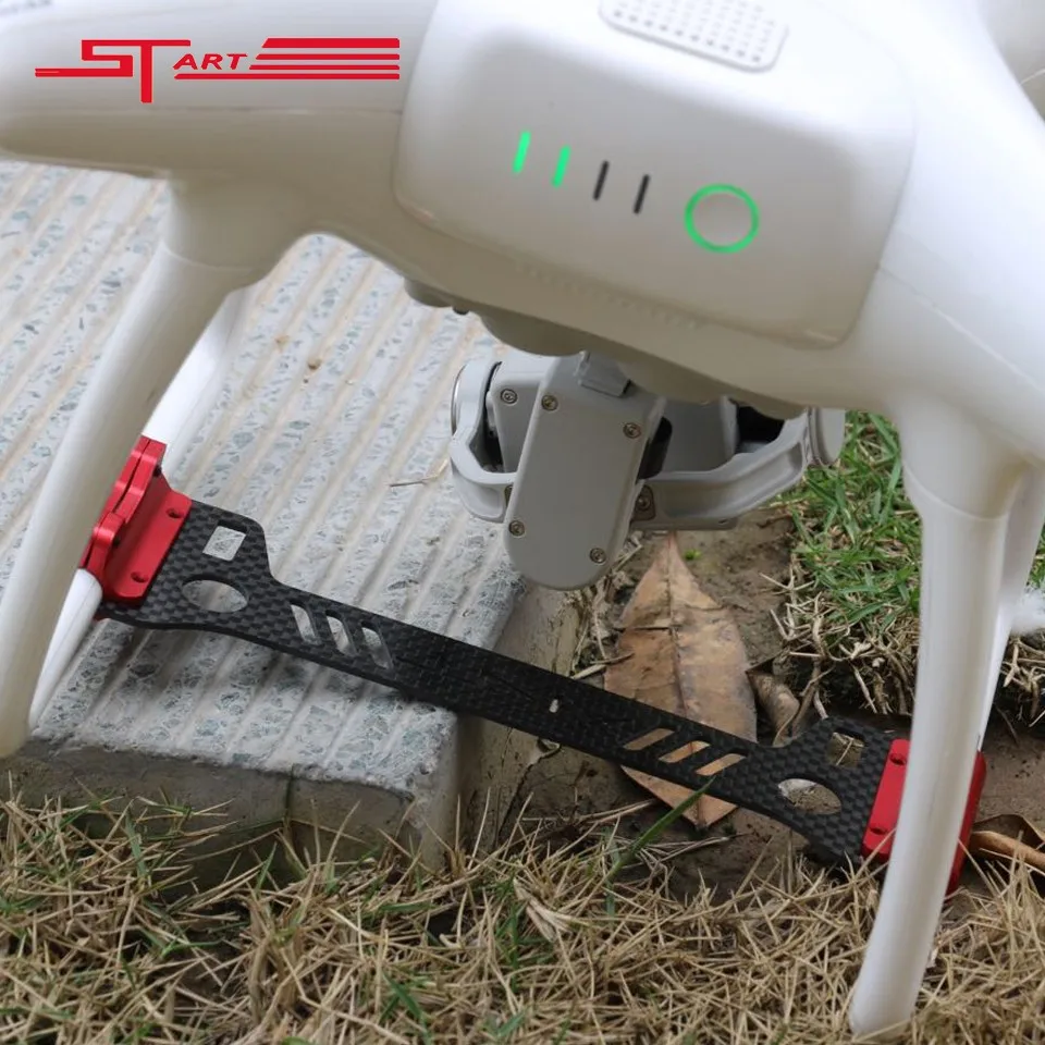 DJI Phantom 4 Camera With Gimbal Parts 3K Carbon Fiber Landing Gear Protector Board For DJI Phantom 4 Gimbal And Lens Fast Ship