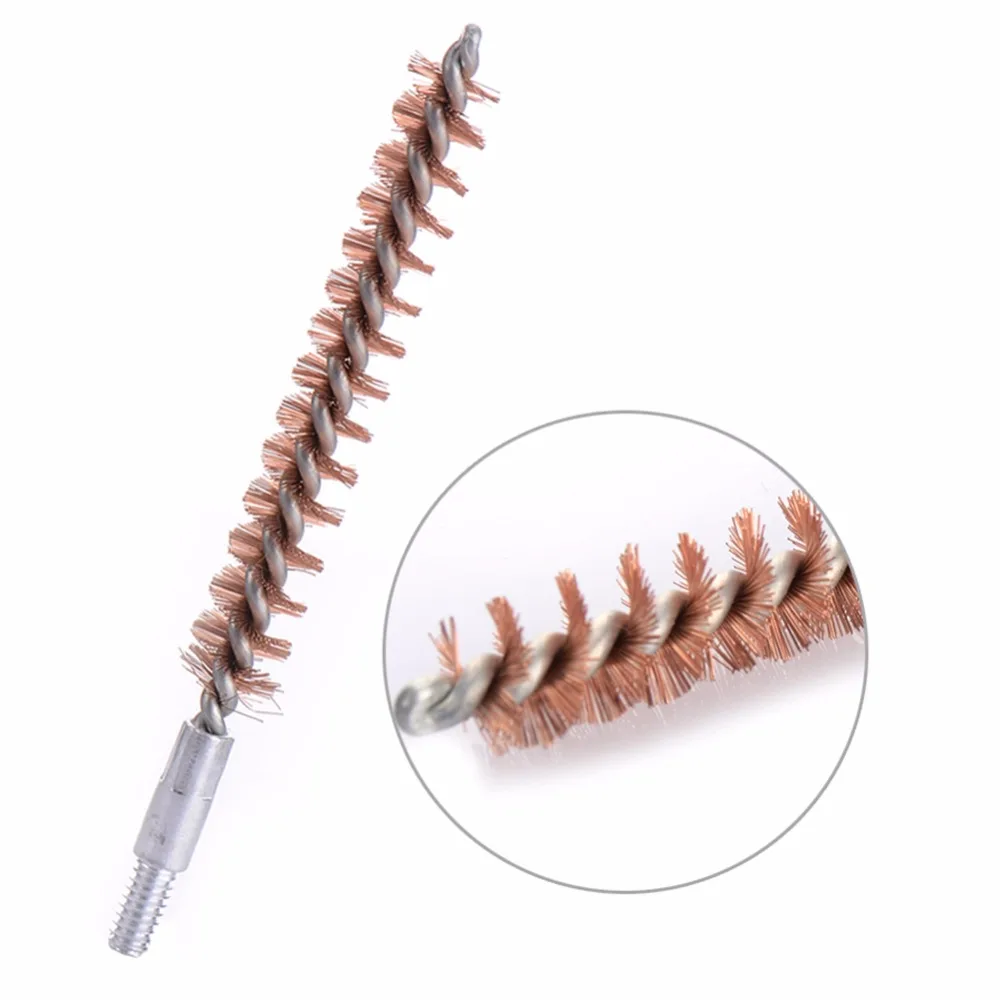 

30CAL 357CAL Phosphor Bronze Bore Brush gun Clean Brush for Shotgun Thread 22.223CAL Hunting Gun Brush P15