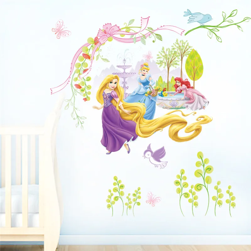 Princess Kids Room Stickers Princesses Wall Sticker Girl Room Decor