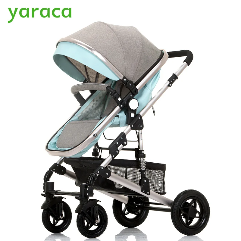 Baby Stroller High Landscape Trolley Baby Car Wheelchair 2 in 1 Prams For Newborns Baby Portable Bassinet Folding Baby Carriage Baby Stroller High Landscape Trolley Baby Car Wheelchair 2 in 1 Prams For Newborns Baby Portable Bassinet Folding Baby Carriage