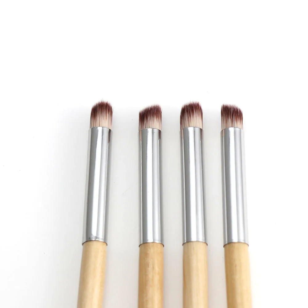 

1Pcs Nail Art Gradient Dizzy Dye Acrylic UV Gel Extension Brush Wood Handle Angle Nail Painting Drawing Brush Manicure Tool