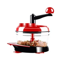 2L кухонный Ручной Кухонный комбайн миксер яйцо блендер Мясорубка измельчитель овощей измельчитель лезвие из нержавеющей стали резак