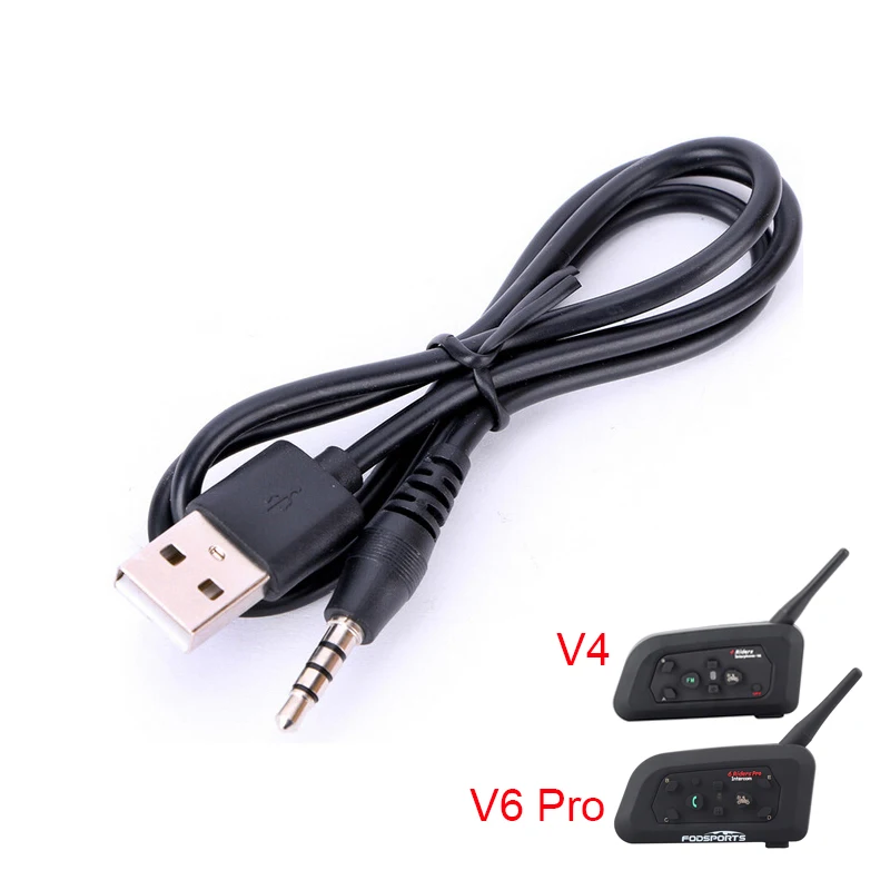 Fodsports USB зарядное устройство кабель для V6 Pro V4 домофон Зарядное устройство USB кабель