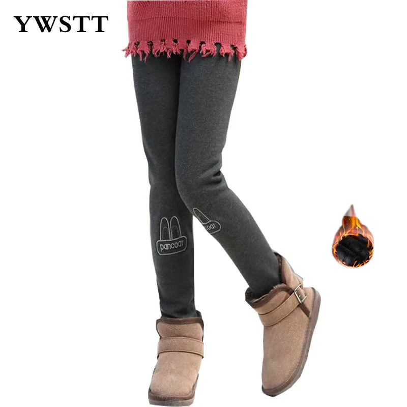 Autumn Winter Fashion Girls Leggings Kids Cute Animal Print Pant Cotton