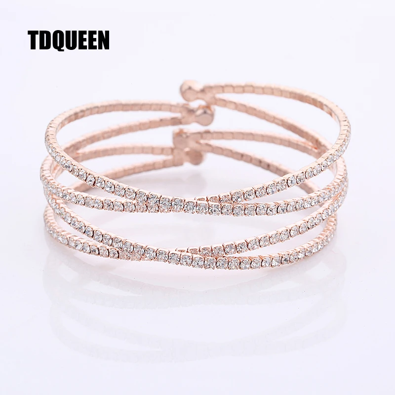 

Crystal Rhinestone Bangles 4 Line Twisted Silver Plated and Gun Black Metal Wide Open Cuff Bracelet Indian Jewelry for Women