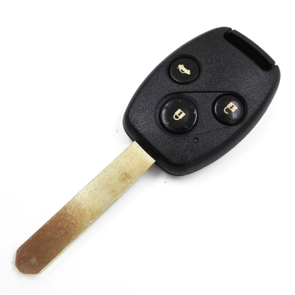 10pcs/lot,433 MHZ 3 Buttons Remote Car Key with 46 Electronic chip for Honda 08 ACCORD