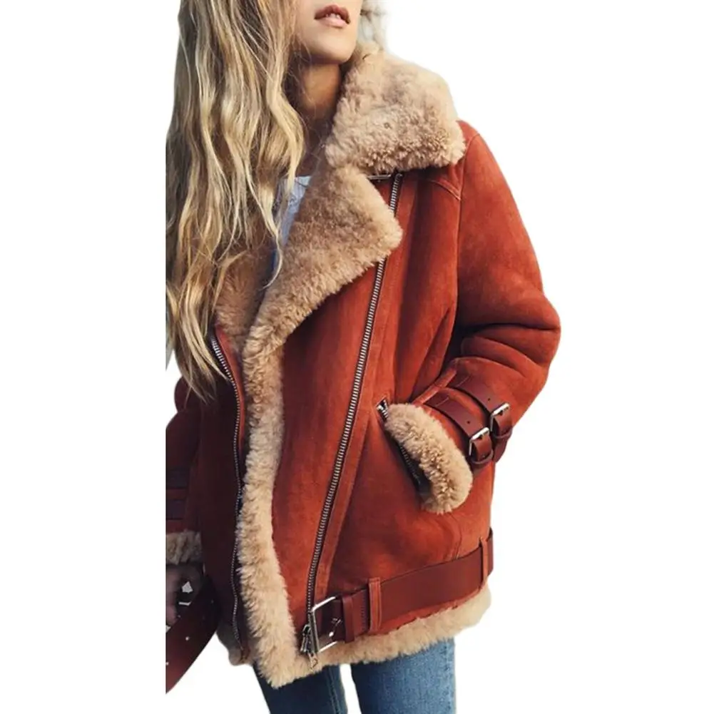 Yfashion Новая женская хлопковая куртка модное пальто теплый плюшевый Топ 2019 высокое
