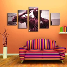

Canvas Wall Art American Flag Spiderman Pictures Movie Poster Canvas Paintings for Bedroom Kids Picture Child Room Decoration