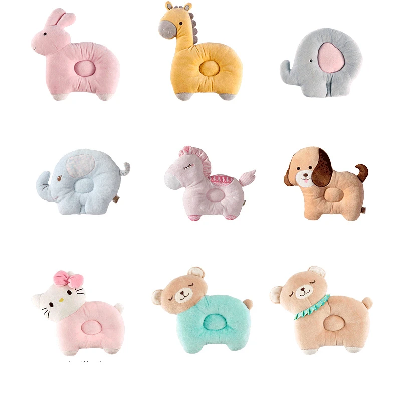 Baby Pillow Newborn Cartoon Breathable Baby Shaping Pillows To Prevent Flat Head Animals Design Plush Cushion 0 3t Room Decora Pillow Aliexpress