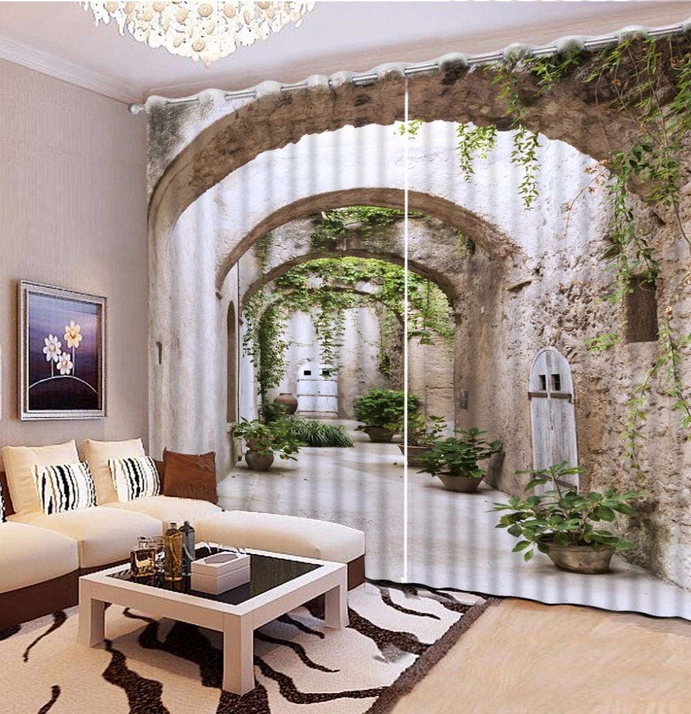 Kundenspezifische Moderne Vorhange Romischen Landschaft Blackout Vorhange Fur Wohnzimmer Schlafzimmer Waschraum Schone 3d Vorhange Vorhange Curtains For Blackout Curtainscurtains For Living Room Aliexpress