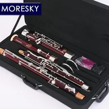 MORESKY Professional C тон Bassoon Мельхиор серебряный ключ кленовый корпус Bassoon