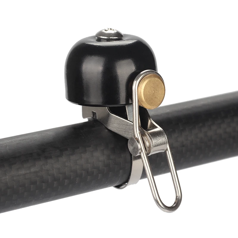 Bikein для велосипеда велосипед мини колокольчик руль классический звонок кольцо безопасности оповещающая сирена MTB сигнализация колокольчики Аксессуары для велосипеда - Цвет: Black