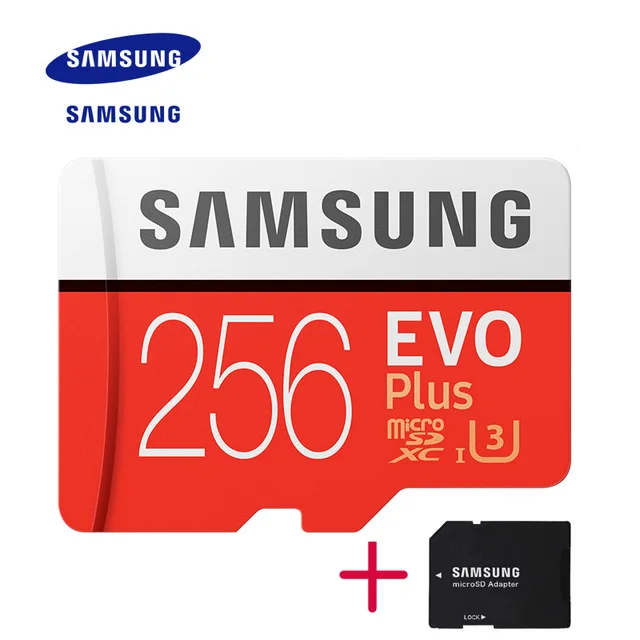 Special Offers New Product Original SAMSUNG EVO Memory Card Micro SD TF Card 256GB Class10 U3 4K HD Read speed up to 100 MB/s (2017 Model) Special Offers New Product Original SAMSUNG EVO Memory Card Micro SD TF Card 256GB Class10 U3 4K HD Read speed up to 100 MB/s (2017 Model)