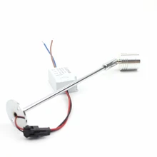 Большая Акция DC12V вход 2 Вт 4 шт. Светодиодный точечный светильник 20 см heighth светодиодный шкаф Светильник Спот свет для витрины регулировки угла светового луча