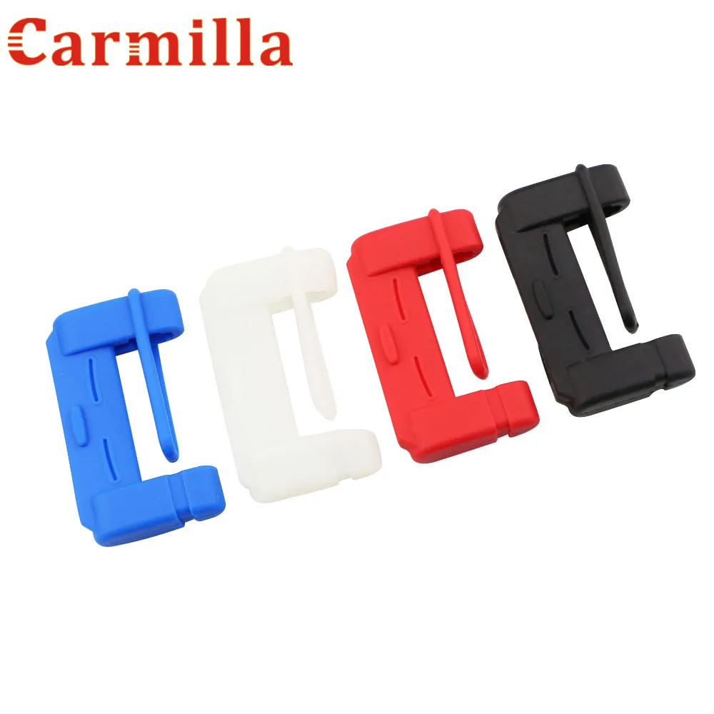 Carmilla Car Seat Safety Belt Buckle Silicon Protector Cover for Skoda Octavia Fabia Rapid for VW Tiguan Passat Polo Jetta Golf