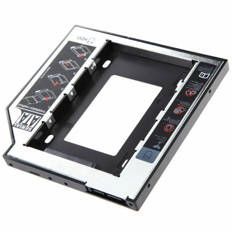 9 5 мм Дополнительный жесткий диск HDD Caddy SATA 3 0 адаптер жесткого диска SSD корпус для