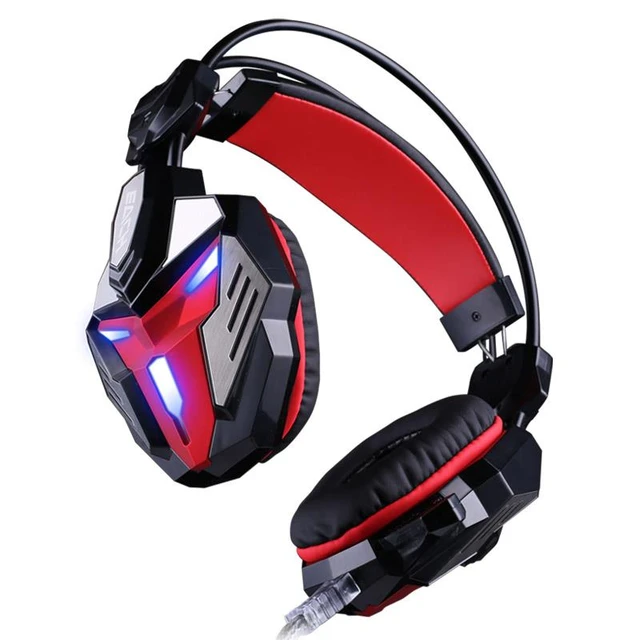 EACH G3100 Cool Vibration Gaming Headphone Gaming Headset Gamer Headband  LED Earphones Audifonos Fones De Ouvido With Mic Stereo - AliExpress