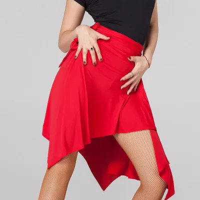 

Latin Dance Butt Scarf Adult Female Irregular Fringe Apron Latin Practice Dancing Skirt