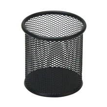 Офисные канцелярские принадлежности железная комбинированная ручка держатель черная сетчатая подставка для ручек офисные школьные принадлежности Органайзер настольный для аксессуаров