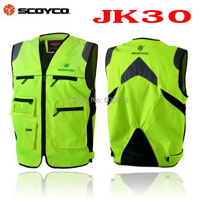 SCOYCO JK30 motorcycle reflective clothing vest motorbike night safety
