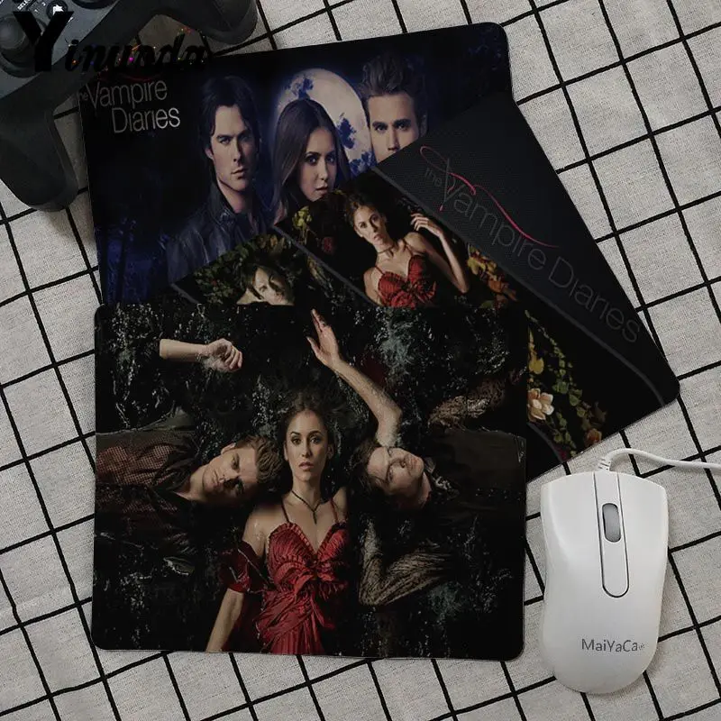 

Yinuoda The Vampire Diaries Customized MousePads Laptop Anime Mouse Mat DIY Printing Drawing mouse pad anime or movie TV pad