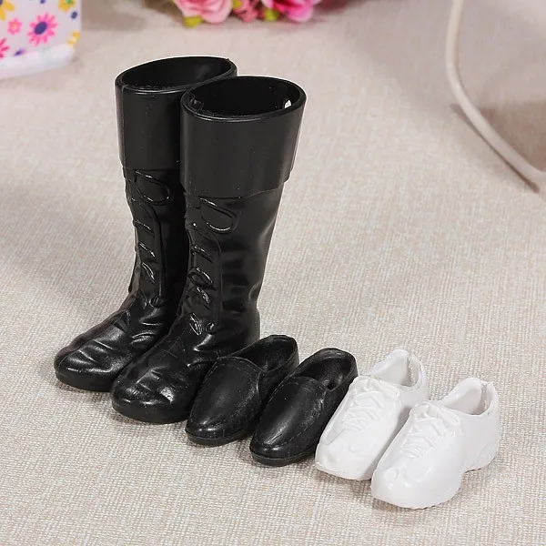 3pairs/lot Fashion Doll Shoes Boots Sneakers Shoes For Ken Dolls ...