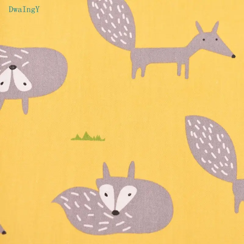 DwaIngY мультфильм серии Twill хлопчатобумажная ткань для лоскутного шитья DIY &