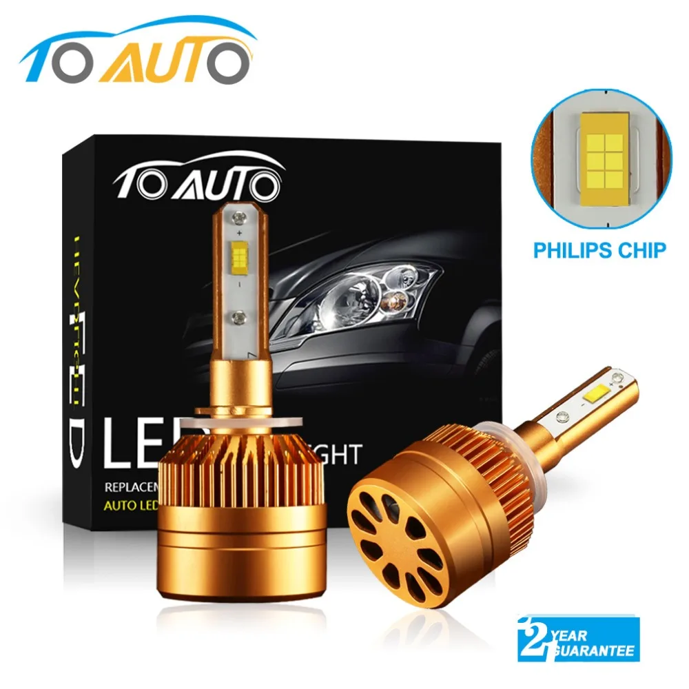 Buy LED Headlight H27 880 881 890 Led Bulb 6000K