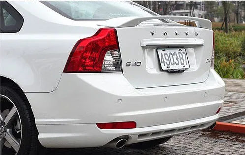 

For S40 Spoiler FRP Material Car Rear Wing unpainted and Primer Color Rear Spoiler For S40 Spoiler 2006-2013