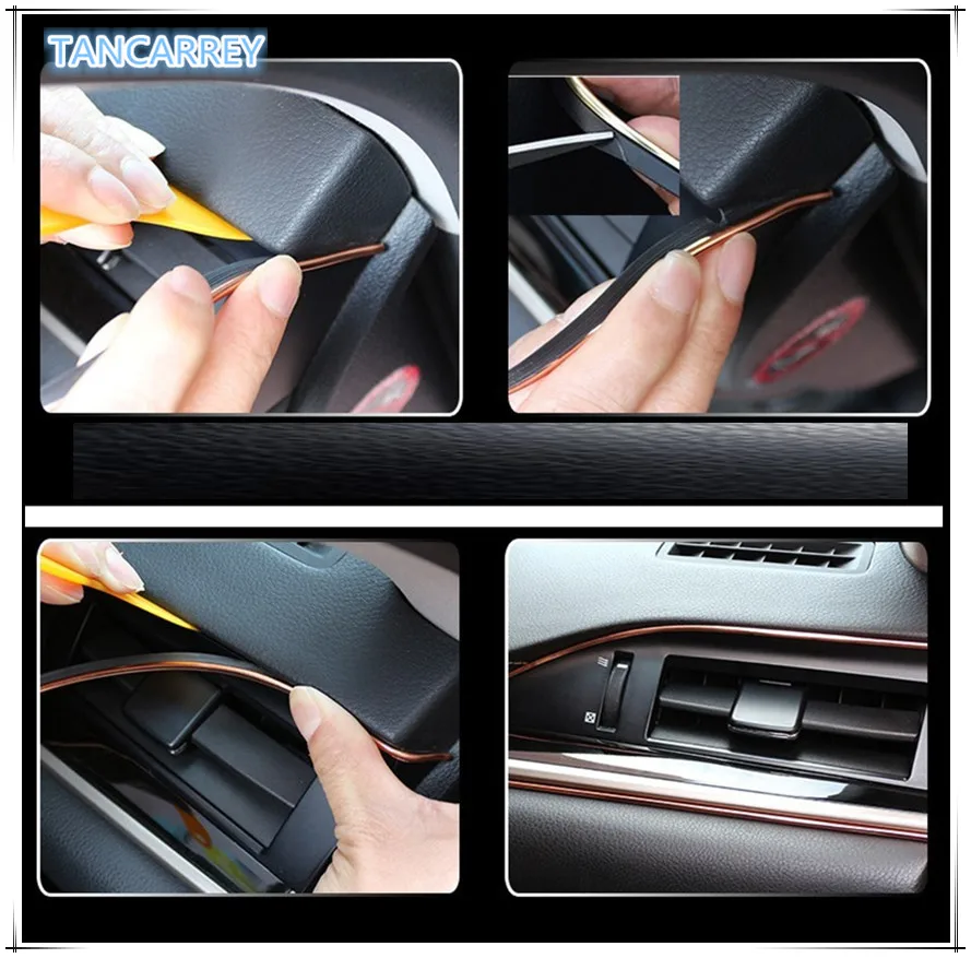 

NEW SALE Car styling Interior Decorative strip For skoda superb ix35 hyundai ix35 mercedes w211 renault captur volvo xc60 astra