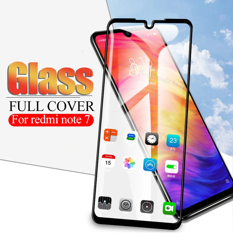 3D стекло Redmi Note 7 Защитное для экрана Xiaomi покрытие xiomi xaomi Note7 Закаленное