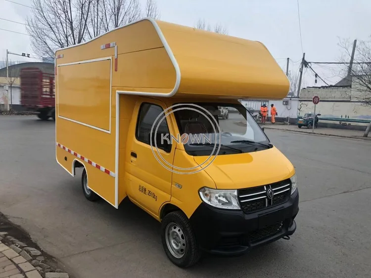 Дизайн Электрический мобильный фаст-фуд грузовик фургон фаст-фуд тележка для продажи по морю