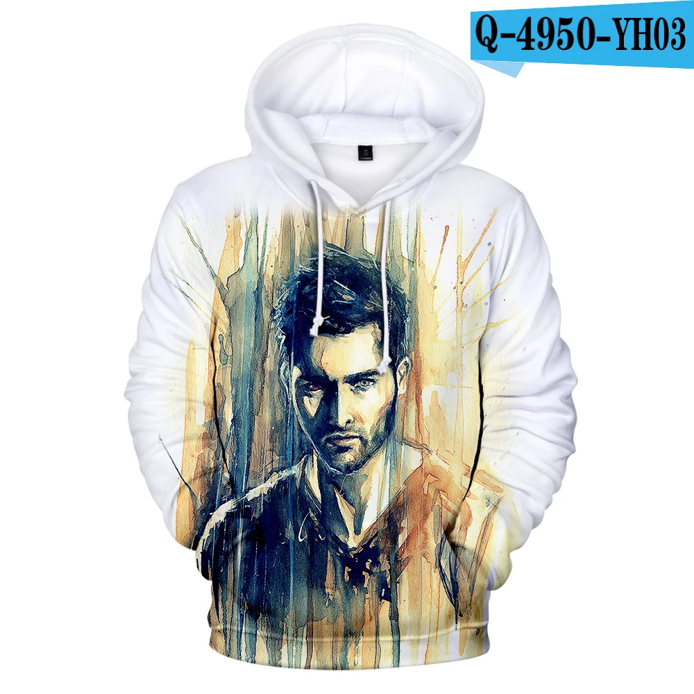 Fashion Teen Wolf Hoodies Derekhale 3D Print Sweatshirts Teen Wolf Men/Women Black Unisex Tops 4XL - Цвет: 3D hoodies