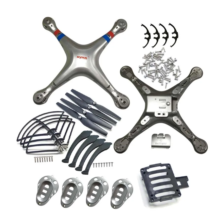 4 цвета SYMA X8/X8C/X8W/X8G/X8HC/X8HW/X8HG пластиковые части основной корпус крышка и шестерни