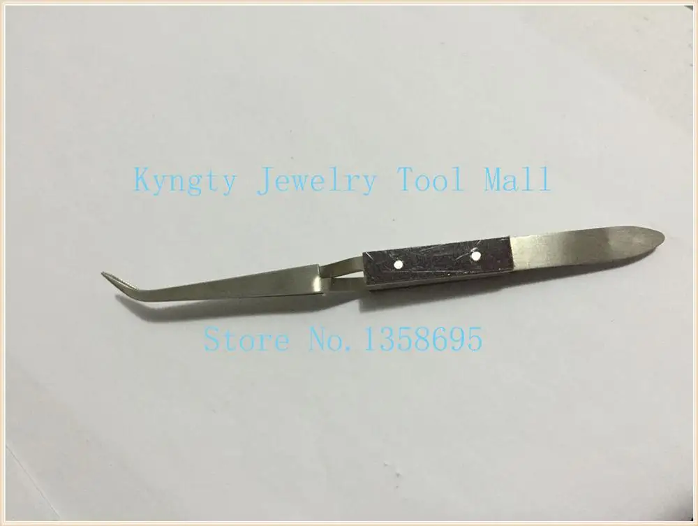 

curved selflock tweezers for jewelry diamond gemstone