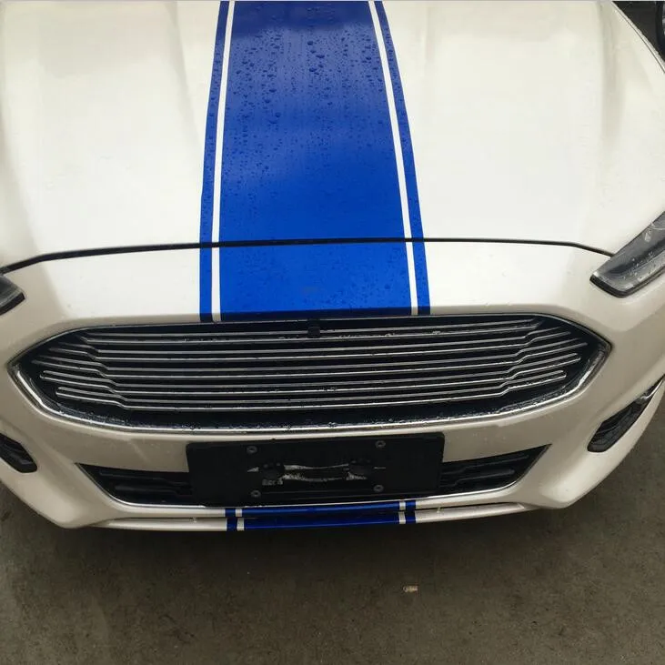 Популярные светло-голубой Светоотражающие параллельные линии Стикеры для Ford Mondeo/Mustang z2ca512