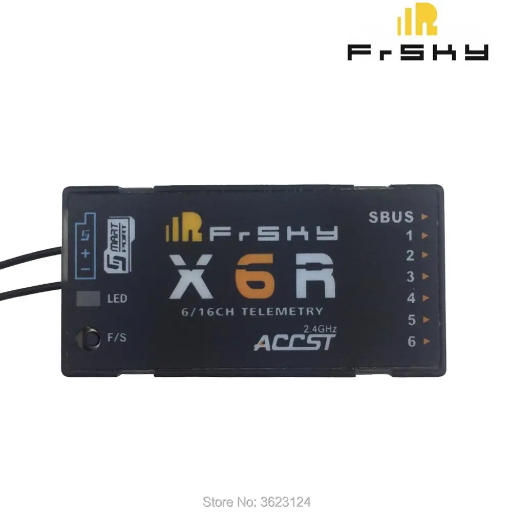 Feiying FrSky X6R 2 4 ГГц 6/16Ch S. BUS Смарт порт приемник телеметрии для Taranis|frsky x6r|receiver frskyfrsky