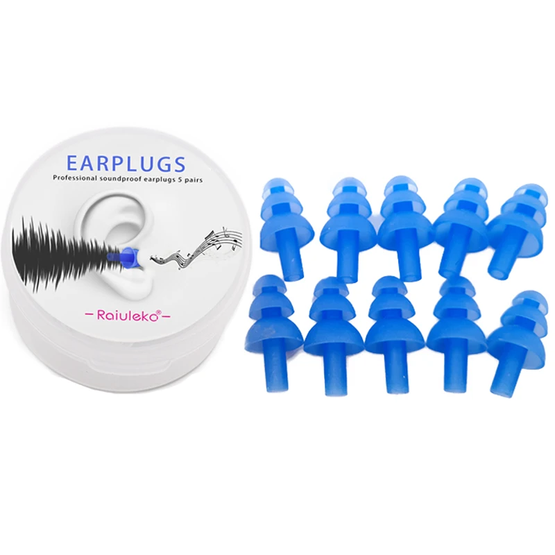 10 Pcs Silicone Sound Insulation Earplugs Anti Snoring Travel Sleeping Noise Reduction Ear Plugs Swimming Protective Earmuffs 10 Pcs Silicone Sound Insulation Earplugs Anti Snoring Travel Sleeping Noise Reduction Ear Plugs Swimming Protective Earmuffs