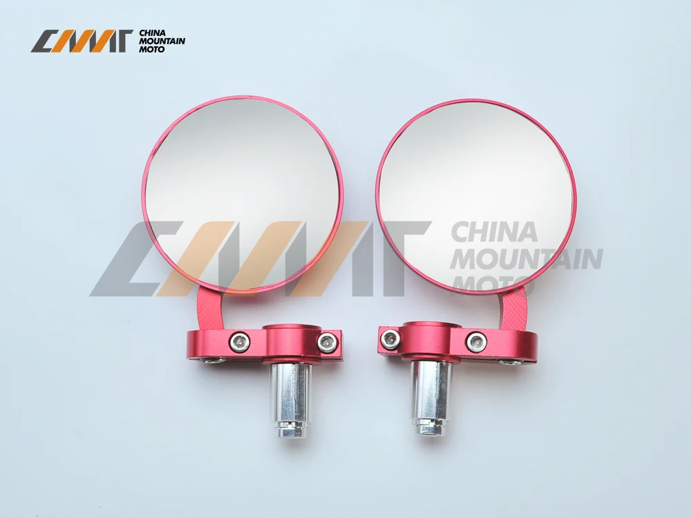 

7/8" BAR END MIRRORS For XR CRF DRZ KLR EXC Dirt Bike Dual Sport Supermoto case for yamaha honda kawasaki suzuki