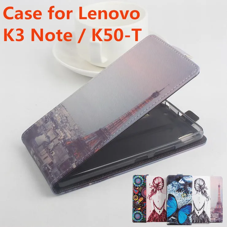 

100% High Quality Leather Case For Lenovo K3 Note Flip Cover Case housing Lenovo K50-T K50T K50 Leather Cover Mobile Phone Cases