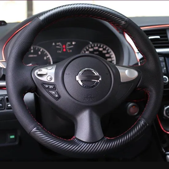 Для Nissan Sentra 2013 2018 крышка рулевого колеса Модификация Специальный первый слой