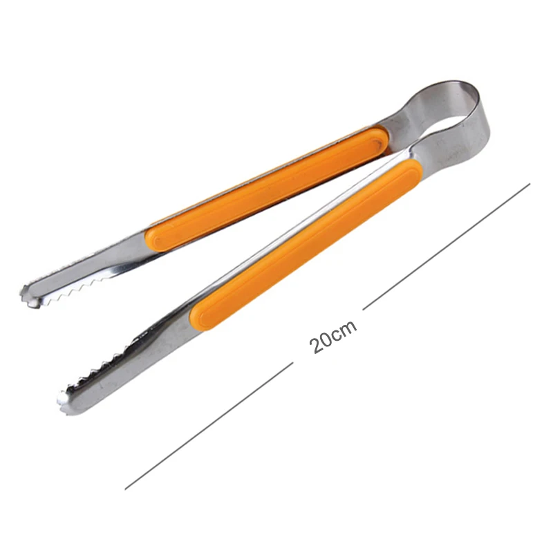 BBQ Tools Stainless Steel Kitchen Tongs Barbecue Grill Tongs Mini Portable Food Clip Meat Salad Toast Tongs Clamp Kitchenware (4)
