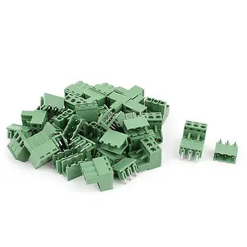 

20 Pair 3 Position 5.08mm Pitch Male Female PCB Screw Terminal Block Connectors