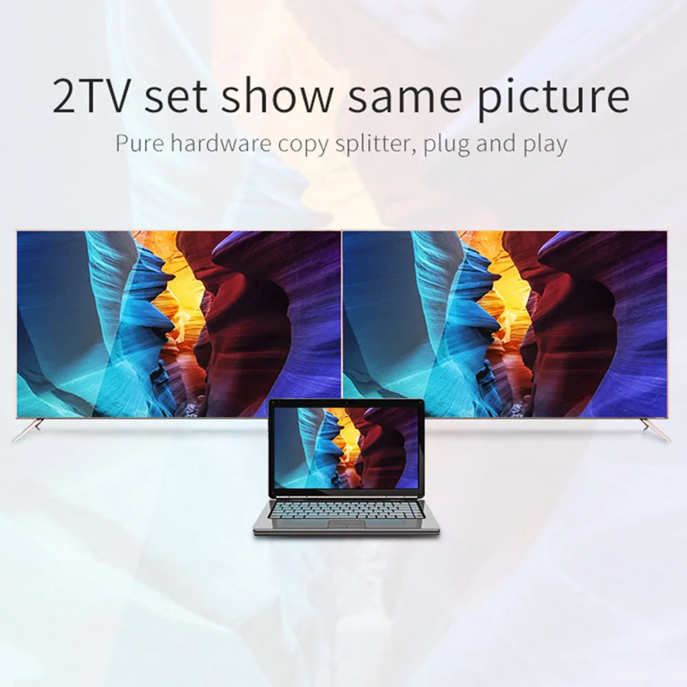 Разветвитель VGA Unnlink 1X2 FHD 1080P @ 60 Гц 1 вход сигнала 2 выход 1*2 разветвители для