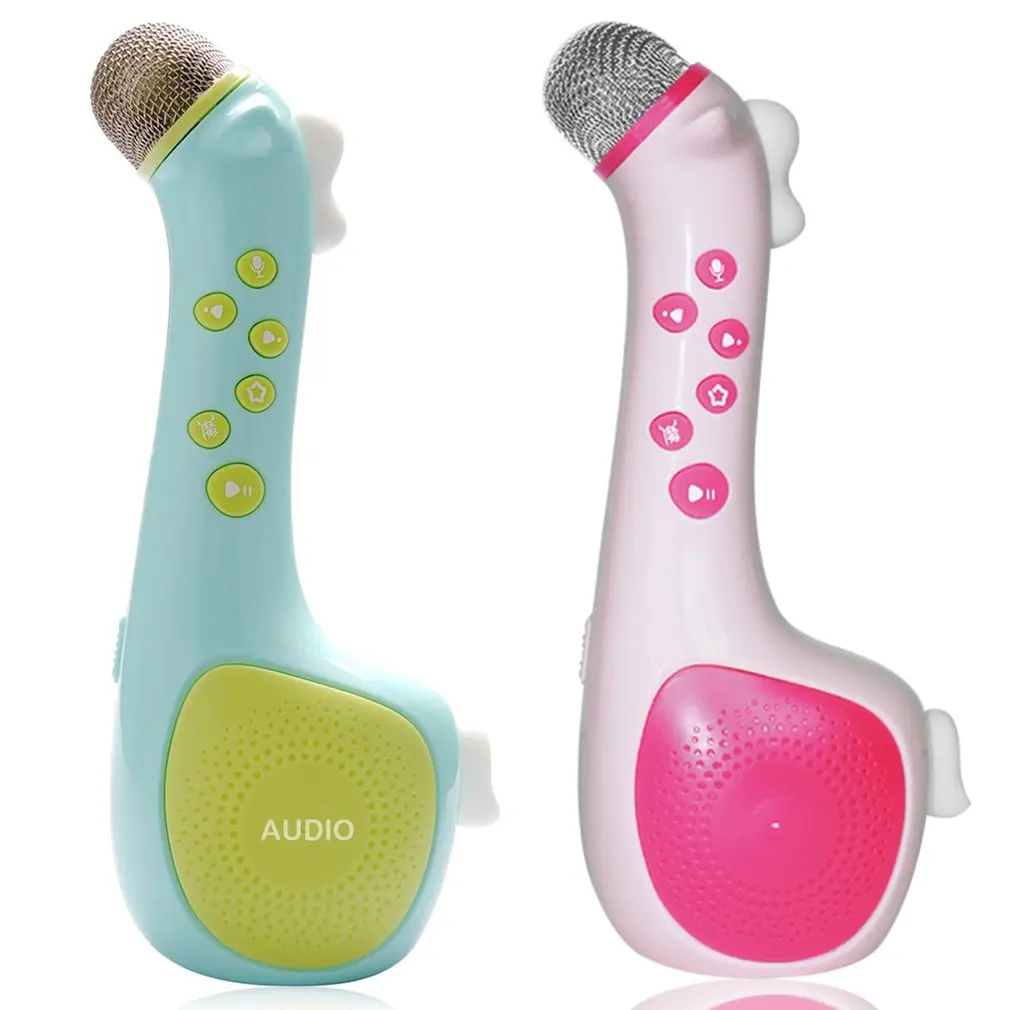 Kids Microphone Karaoke Portable Wireless Bluetooth Microphone With