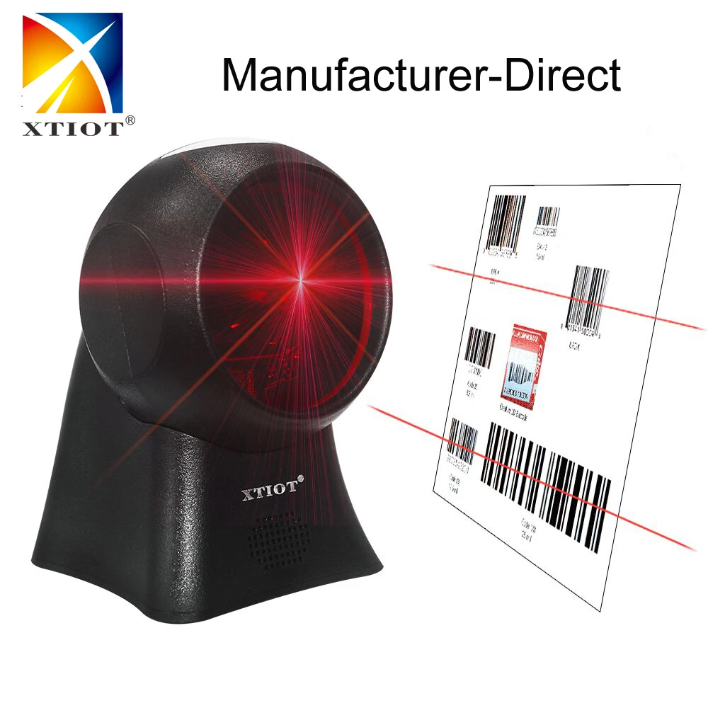 XT7120 Presentation Scanner RS232/USB 20 Lines Desktop Omnidirectional Bar Code Reader 1D Laser Barcode Scanner XT7120 Presentation Scanner RS232/USB 20 Lines Desktop Omnidirectional Bar Code Reader 1D Laser Barcode Scanner