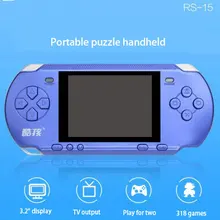 Tetris 3," Цветная экранная консоль классическая ретро мини портативная игровая консоль AV линия видеоигра