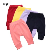 Infantil/штаны для малышей штаны для младенцев из хлопка милые штаны для брюк ярких цветов с красной вышивкой 6 месяцев C18