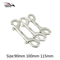 316 Stainless Steel Scuba Diving Double Ended Hook BCD Snap Hook Clip Bolt kit Quick Draw 90MM/100MM/115MM for Diving Equipment. 1